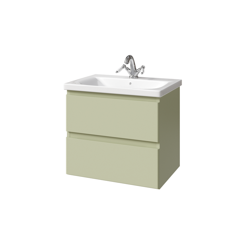 Тумба под раковину без столешницы Caprigo Forte 65 подвесная, фисташка