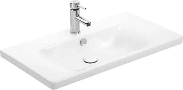 Тумба с раковиной Owl 1975 Sjel подвесная. белый лак, 80