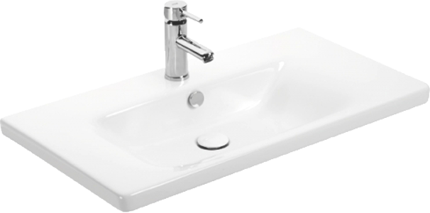 Тумба с раковиной Owl 1975 Sjel подвесная. белый лак, 80