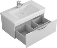 Тумба с раковиной Owl 1975 Sjel подвесная. белый лак, 80