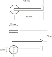 Набор Держатель Bemeta Neo 104212035, R, steel + Ершик Bemeta Neo 102313059 Набор Держатель Bemeta Neo 104212035, R, steel + Ершик Bemeta Neo 102313059