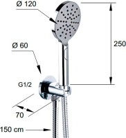 Душевой гарнитур Remer 337M318MP