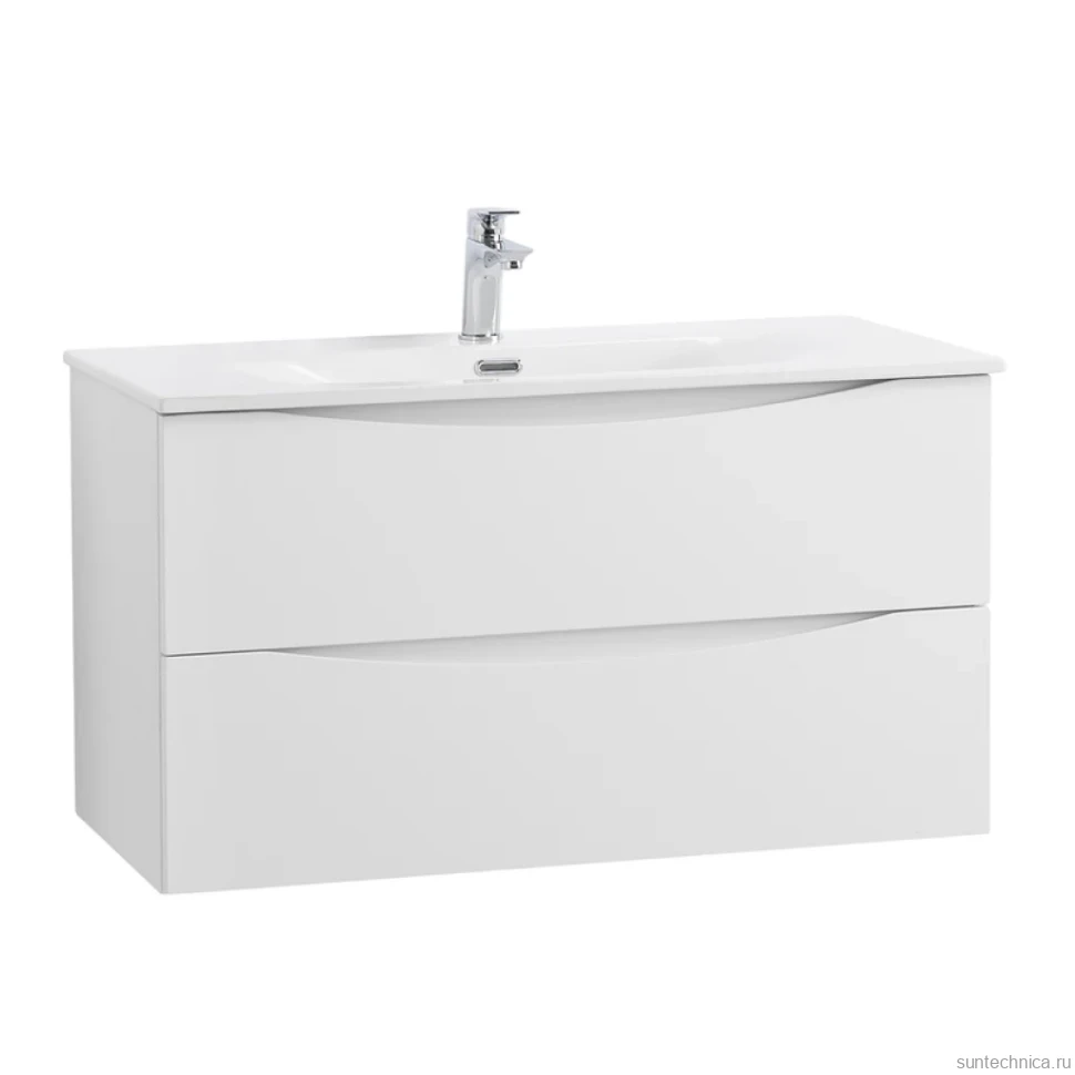 Тумба под раковину BelBagno Marino-cer-n 80 подвесная, bianco lucido