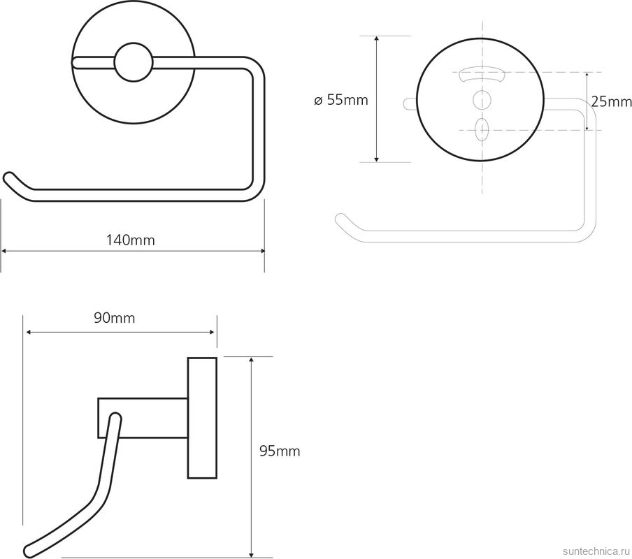 Набор Держатель Bemeta Omega 104112042 + Ершик 104113012