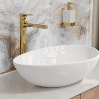 Смеситель для раковины Wasserkraft Neckar 2103H глянцевое золото PVD