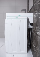 Раковина над стиральной машиной Paulmark Welt PM730431 белая