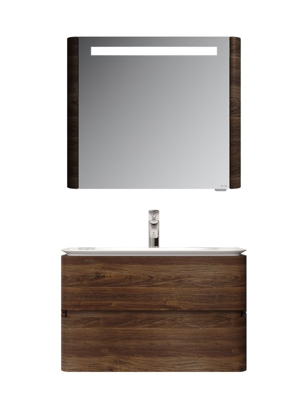 Мебель для ванной комнаты AM.PM Sensation 80 подвесная, орех