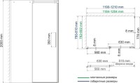 Душевой уголок Wasserkraft Alme 15R06 120x80 см