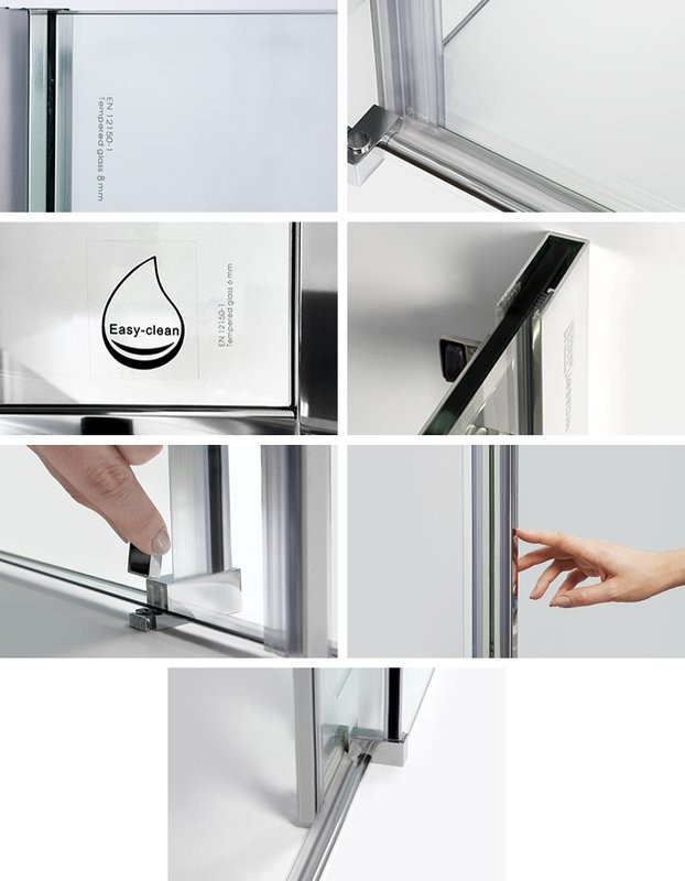 Душевая дверь в нишу Wasserkraft Alme 15R05 120 см
