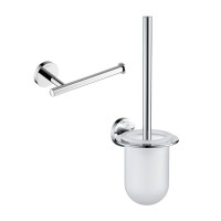 Набор Держатель AQUATEK Оберон AQ4208CR хром + Ершик AQ4210CR хром