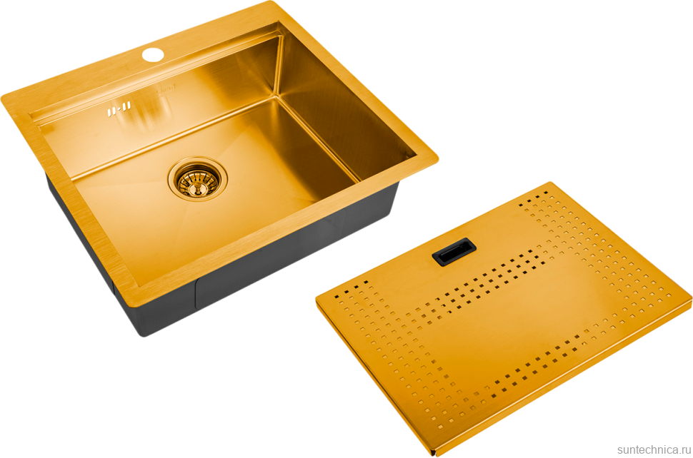 Комплект Мойка Zorg Master N-5952 Bronze + Измельчитель Inox D