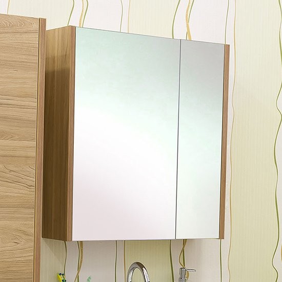 Мебель для ванной комнаты Sanflor Ларго 2 70, подвесная, швейцарский вяз, белая