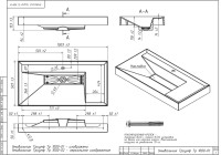 Тумба с раковиной Belux Сиртаки 100 подвесная, белая матовая, раковина 1000-01