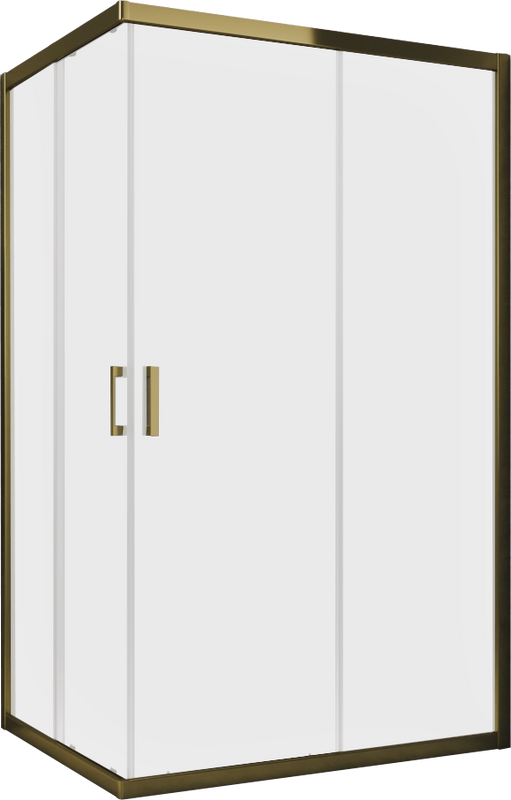 Душевой уголок Vegas Glass ZA-F Tur Novo h1900 110*80 05 10 профиль бронза, стекло сатин