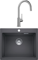 Комплект Мойка Blanco Pleon 6 темная скала + Смеситель Candor 523120