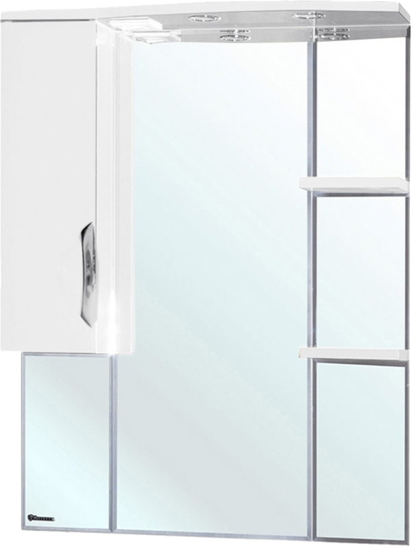 Зеркало Bellezza Лагуна L 75 белое