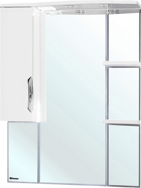 Зеркало Bellezza Лагуна L 75 белое