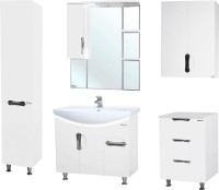 Зеркало Bellezza Лагуна L 75 белое