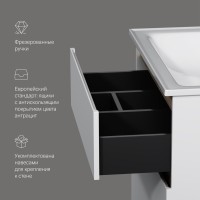 Мебель для ванной комнаты AM.PM X-Joy 80, напольная, белый глянец