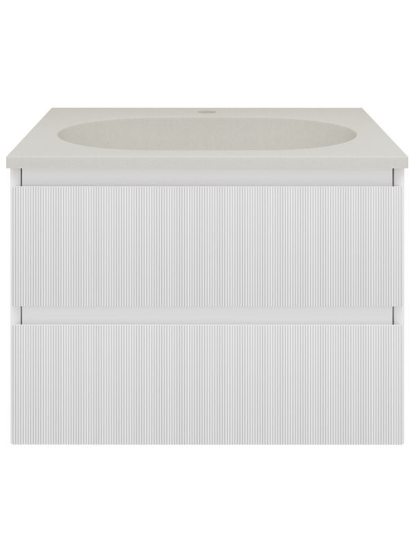 Тумба с раковиной Vincea Welle 60 m.white soft-touch, раковина VCB-4H600J жасмин