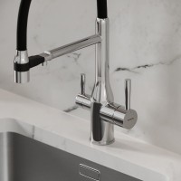 Смеситель для кухни Sancos Garda SC4009CH с гибким изливом, хром