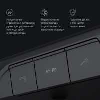 Смеситель для душа AM.PM Func F8F10522 черный