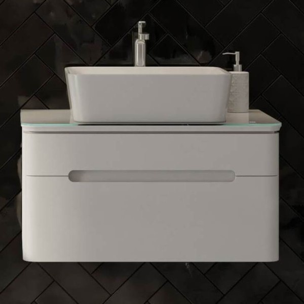 Тумба с раковиной Jorno Shine 75, подвесная