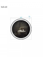 Зеркало круглое Alavann Solis 60 с подсветкой Зеркало круглое Alavann Solis 60 с подсветкой