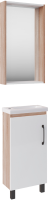 Мебель для ванной комнаты ASB-Mebel Адель 40 белый, дуб сонома