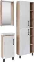 Мебель для ванной комнаты ASB-Mebel Адель 40 белый, дуб сонома
