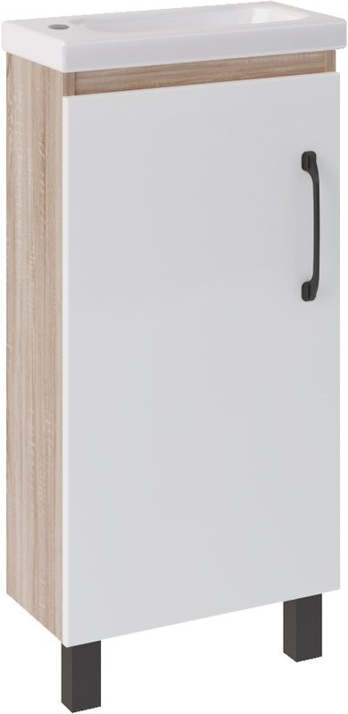 Мебель для ванной комнаты ASB-Mebel Адель 40 белый, дуб сонома