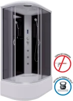 Душевая кабина Niagara Classic NG-2510-14RF 120х80 см, с гидромассажем и пультом управления