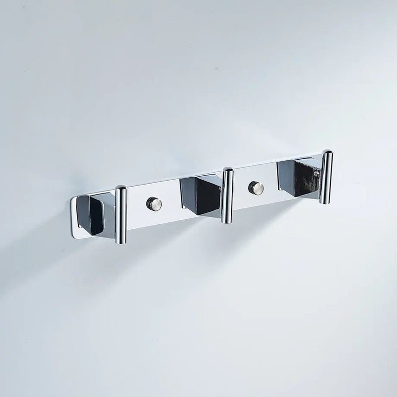 Крючки для ванной и кухни / планка 3 крючками Shevanik SG5731, хром