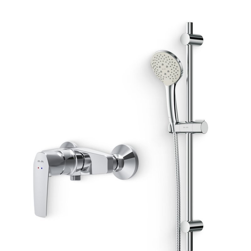 Душевой комплект Смеситель для душа AM.PM Gem + Гарнитур F0190100, хром