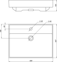 Мебель для ванной комнаты Aquanet Nova Lite 60 напольная, дуб рустикальный, 3 ящика