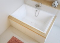 Акриловая ванна Excellent Crown Lux 190x120 см, пристенная, белая, с каркасом, для двоих