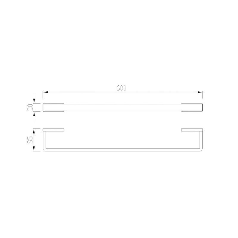 Держатель для полотенец Abber Westen AA1754B матовый черный