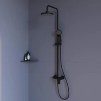 Душевая стойка RGW Shower Panels SP-26B матовый черный Душевая стойка RGW Shower Panels SP-26B матовый черный