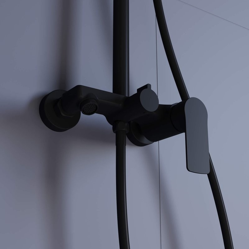 Душевая стойка RGW Shower Panels SP-26B матовый черный