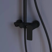 Душевая стойка RGW Shower Panels SP-26B матовый черный Душевая стойка RGW Shower Panels SP-26B матовый черный