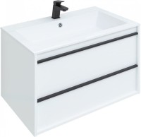 Мебель для ванной комнаты Aquanet Lino 80 белый матовый