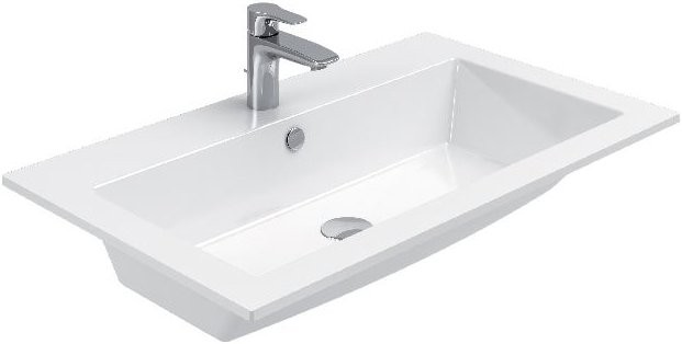 Мебель для ванной комнаты Aquanet Lino 80 белый матовый