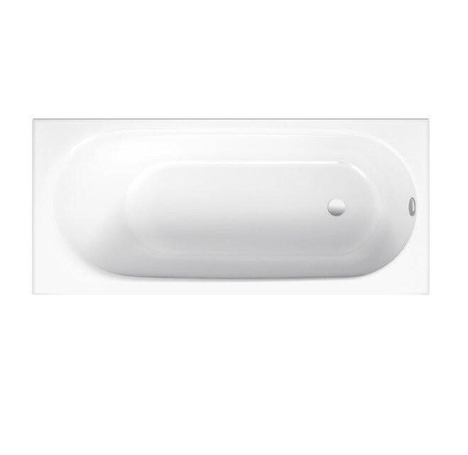 Стальная ванна Bette BetteComodo 1251-440 PLUS 180x80 см, встраиваемая, на ножках, с шумоизоляцией