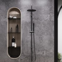 Душевой комплект Смеситель Damixa Scandinavian Pure 361000300 + Стойка 936000300