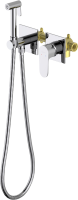 Гигиенический душ AQUATEK Оберон AQ1220CR со смесителем, С ВНУТРЕННЕЙ ЧАСТЬЮ, хром
