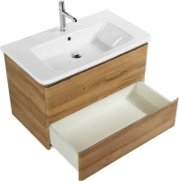 Тумба под раковину BelBagno Albano-Cer 80 подвесная, rovere rustico