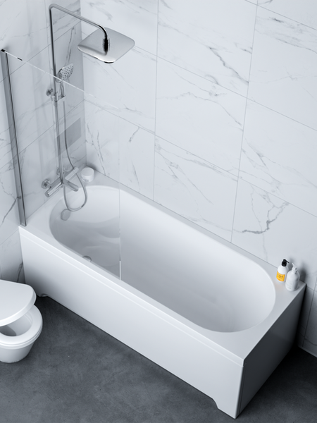 Акриловая ванна Ravak Sonata II C636R00000 180x70 см, встраиваемая, белая, с каркасом