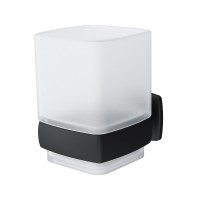 Стакан для ванной AM.PM Gem A9034322 настенный, черный, стеклянный Стакан для ванной AM.PM Gem A9034322 настенный, черный, стеклянный