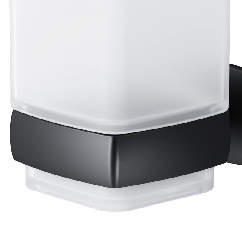 Стакан для ванной AM.PM Gem A9034322 настенный, черный, стеклянный