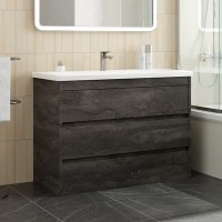 Тумба с раковиной Art&Max Family-M 10 напольная, iron stone